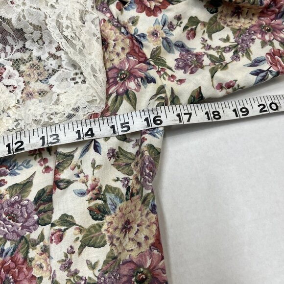 Vintage‎ Jessica McClintock  Gunne Sax Tea Dress Womens 7/8 Cottagecore Prairie - Picture 5 of 8